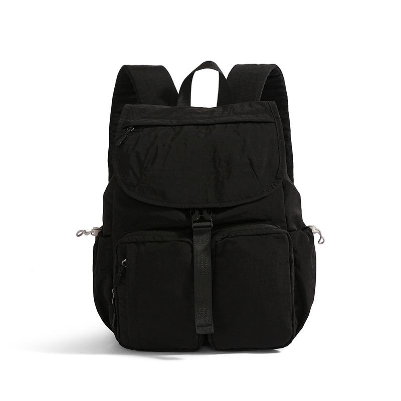 Student's Large Capacity Schoolbag Men's Color Contrast Backpack