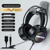 Wired USB Gaming Headset with Microphone for PC and Laptop