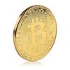 1PCS Gold Plated Bitcoin Coin Collectible Art Collection Gift Physical Commemorative