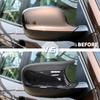 M style Rearview Mirror Cover Wing Side Rear view Mirror Cap Fit For BMW X3 F25 X1 E84 Pre-LCI 2009 2010 2011 2012 2013