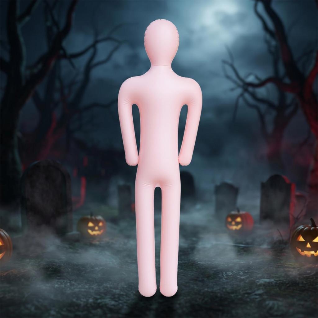 Halloween Corpse Prop SkinColoredToned Inflatable Hollow Dead Body Single