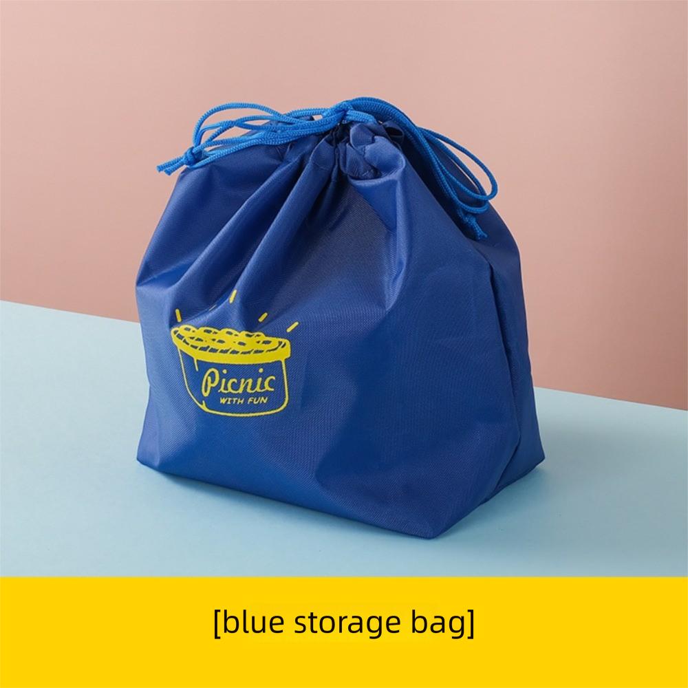 

Герметичный ланч-бокс, контейнер для фруктового салата в виде строительного блока, новый бенто-бокс Blue bag