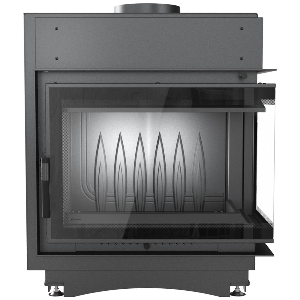 Gusseisenkamin KRATKI MAJA DECO rechts 8 kW Ø 150