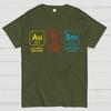 Autism Periodic Table Cotton Summer Casual Cool Loose T-Shirt