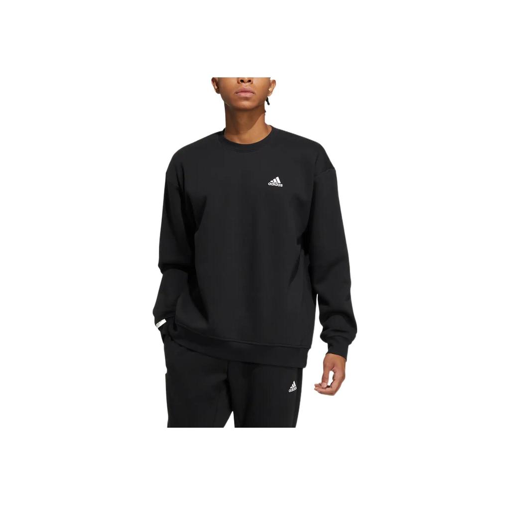 Adidas Bluza z etykietą Czarna/Biała Unisex Streetwear IB2774