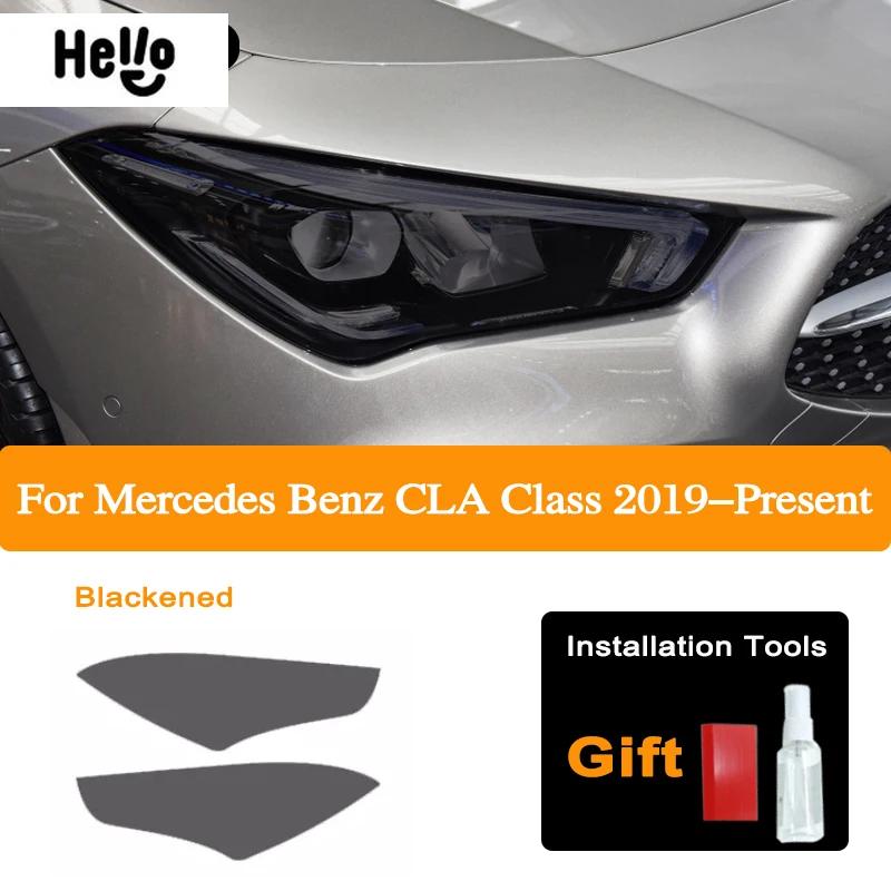 Autoscheinwerfer Tönung Schwarz Schutzfolie Rückleuchte TPU Aufkleber Für Mercedes Benz CLA Klasse C117 X117 W117 C118 X118 AMG CLA45 35