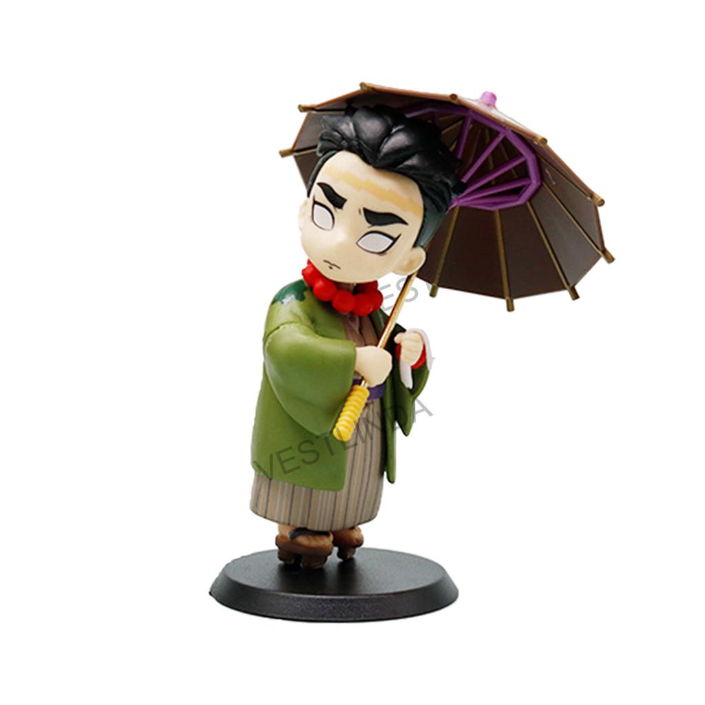 1/12PCS Ghost Slayer Blade Plum Rain Series Blind Box PVC Cute Humanoid Doll Anime Peripheral Collection Model Blind Box Gifts