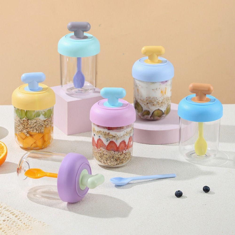Seal Breakfast Cups 500ml Salad Cup Portable Yogurt Bowl  for Oatmeal Cereal Nut Yogurt