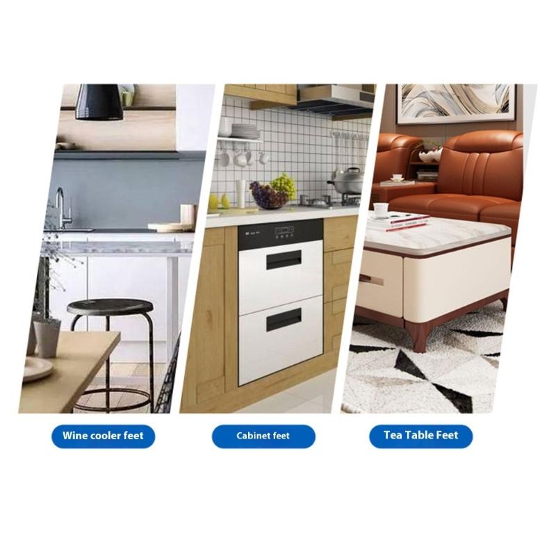 12 ks Kuchyňová soklová lišta Upevňovací klip Pevné plastové úchyty Bez šroubů Příslušenství pro 32 42mm kuchyňské nožičky