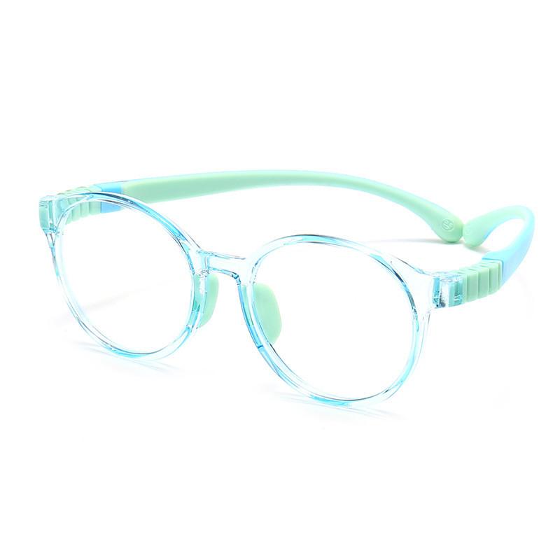 Kids Antiblue Light Glasses With Frame And Clear Uv Protection For Home Use
