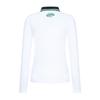 MARTINE GOLF Ribbed Color Collar T-Shirts_White