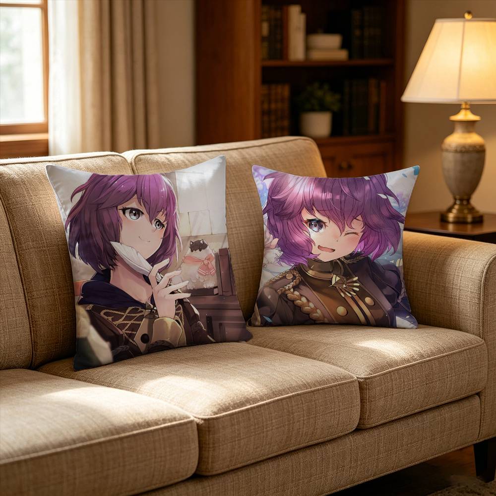 Bernadetta Fire Emblem Pillow Case Pattern Printed Pillowcase For Living Room Sofa Cushion Cover