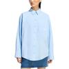 Women's Originals Shirts Women's Pink Blue Lapel Moderate