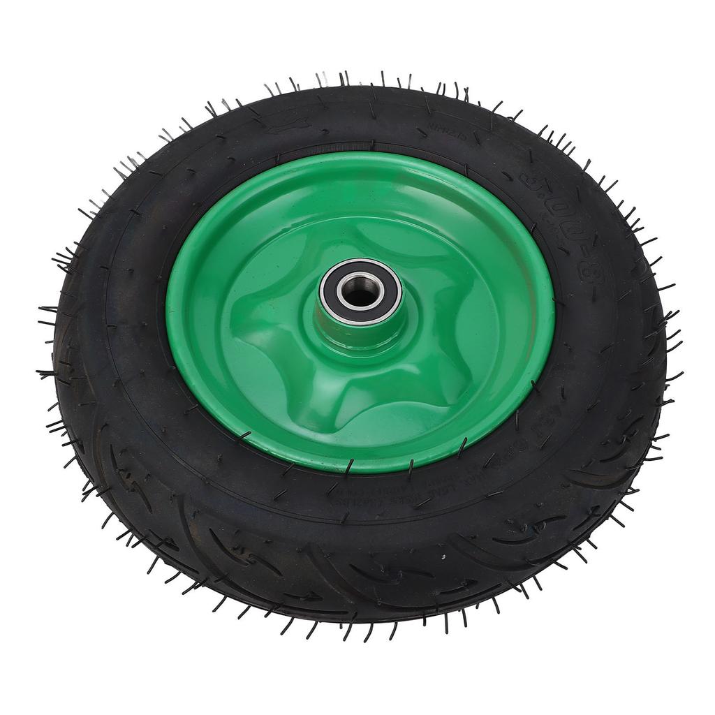 Hand Truck Wheel 14 Inch 550lbs Load Bearing Rubber Anti Skid Garden Cart Replacement Wheel