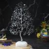Gemstone Tree of Life Quartz Base, Chakra Tree for Positive Energy, Handmade Crystal Tree, Feng Shui Decor Good Luck Black Healing Crystals