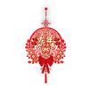 Dragon Year Door Decal Fu Character Chinese New Year 3D Hanging Decoration Sticker for Entrance Door Window Home Decor