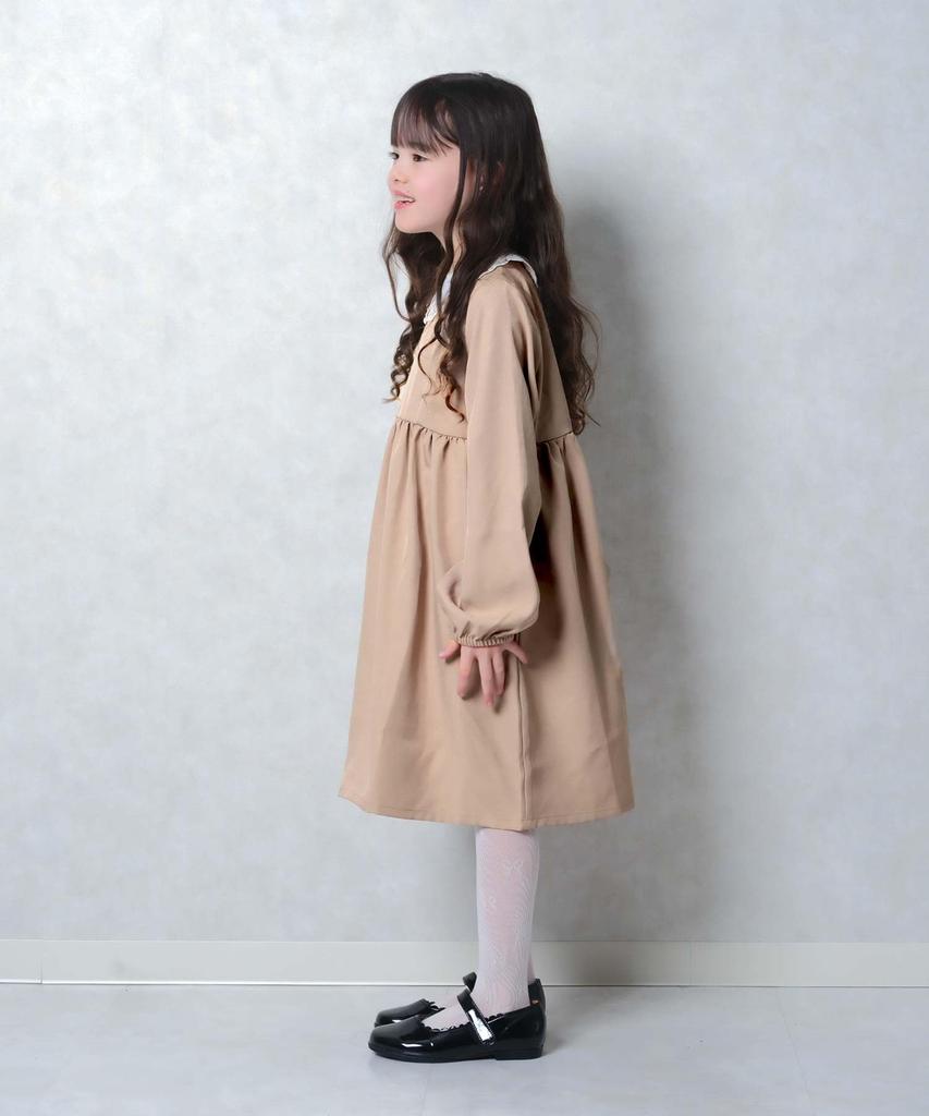 Improbes Modern Formal Occasion Dress for Girls, Beige/B