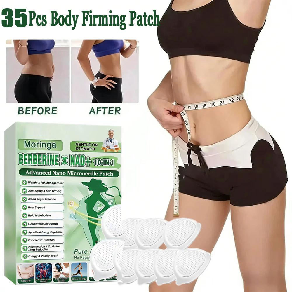 35Pcs Nano Microneedle Patch Natural Gentle Patches Metabolism Support Body Firming Patch Moisturizing Firming Skin for Women Men