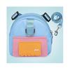 (M, azul) Mochila Nueva para Mascotas Dibujos Animados Perro Mochila Escolar Viaje al Aire Libre Perro Mochila Pequeña Suministros para Mascotas