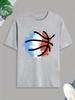Basketball Print Tee Shirt