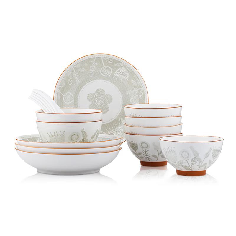 BURNELL Shiguang 16-Piece Ceramic Tableware Set