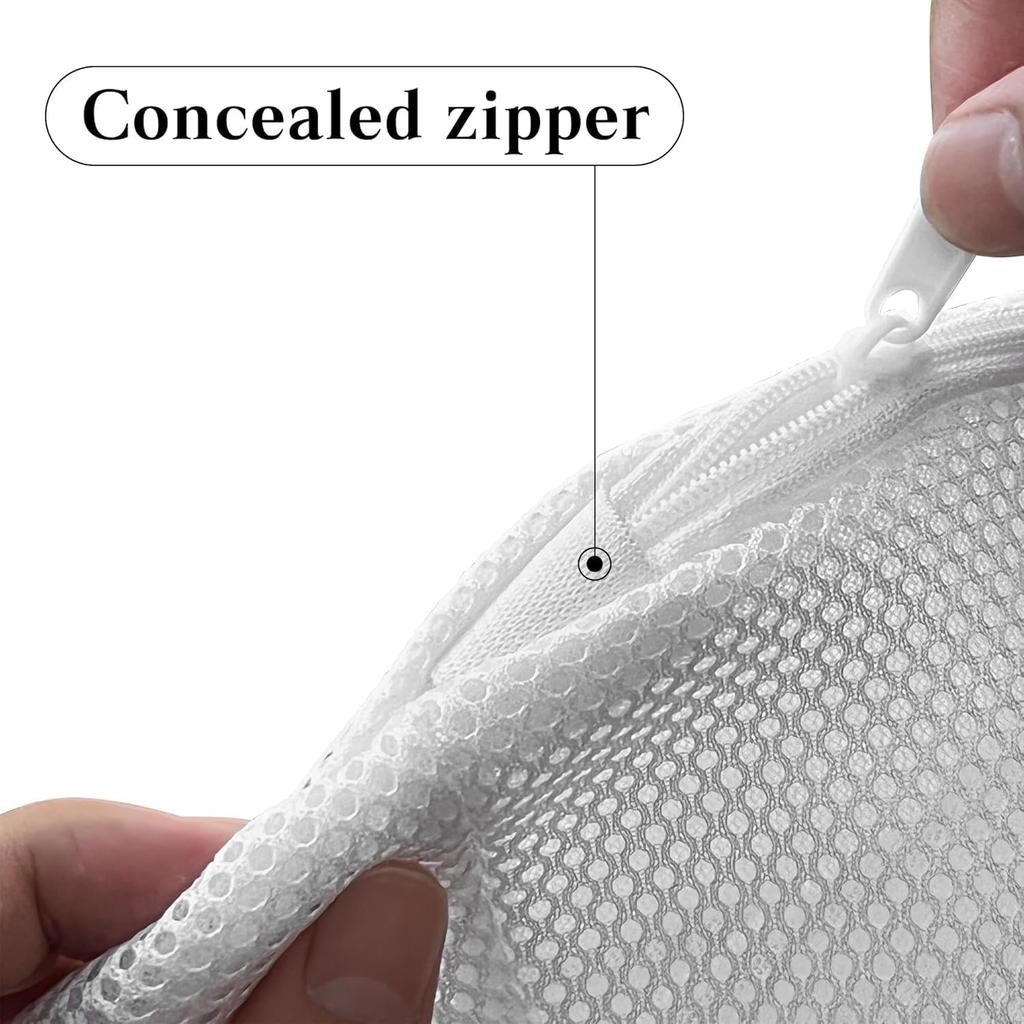 LONGD Hat Washer Cage with Snap Lock - Machine/Dryer Safe Compact Hat Cleaner for Baseball Caps & Storage