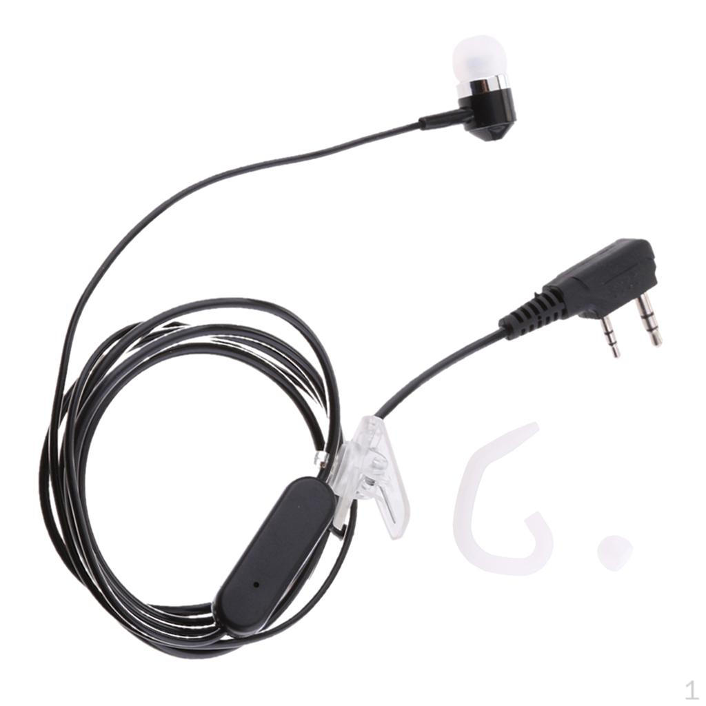TYT G-shape Hook Earbud Clip Earpiece Earphone With Mic Two-
