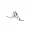 Portable Stainless Steel Double Pulley Block Mini Roller Rod Tip Guide Boat Fishing Accessory Smooth Wear Resistant Durable