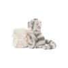 JELLYCAT Shy Series Snow Tiger Comfort Towel Companion Doll Plush Doll 13cm high