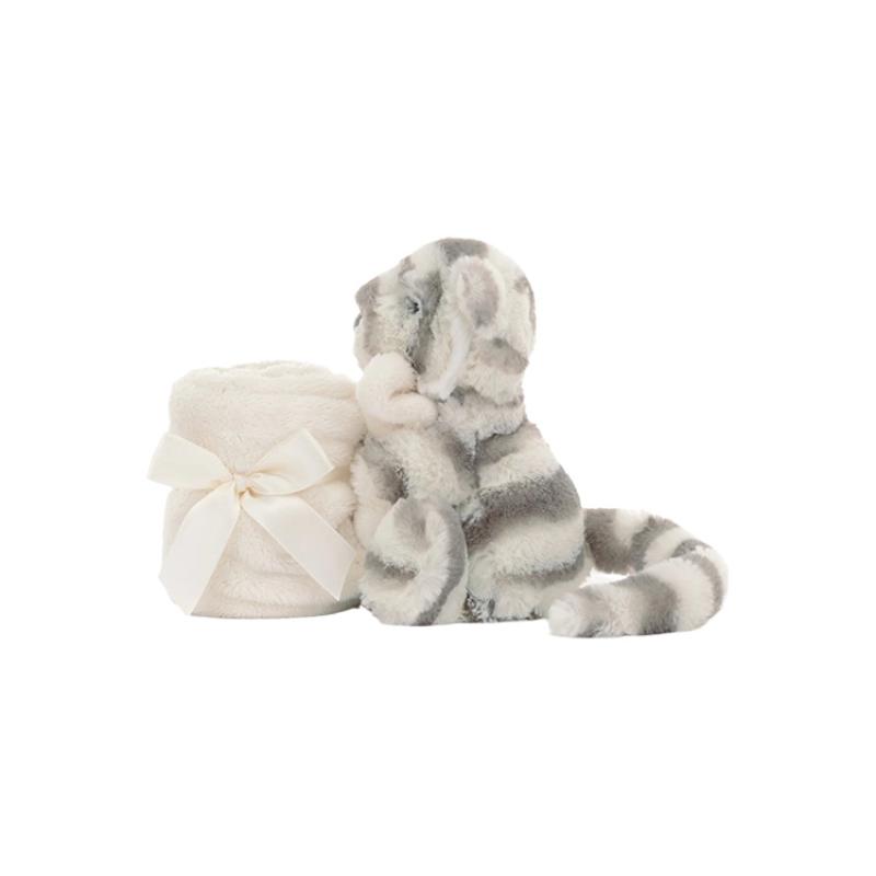 JELLYCAT Shy Series Snow Tiger Comfort Towel Companion Doll Plush Doll 13cm high
