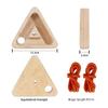Wooden Climbing Fingerboard Reusable Finger Strengthen Board Rock Climb Board  Outdoor Sports