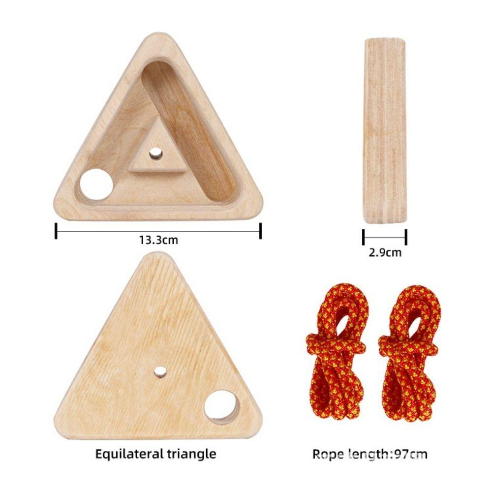 Wooden Climbing Fingerboard Reusable Finger Strengthen Board Rock Climb Board Outdoor Sports