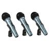 Superlux Dynamic Vocal Microphone Set of 3, Carrying Case, and Microphone Holder Included, ECO88S/3PACK