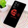 Red Doodles Aesthetics TPU Phone Case For Samsung Galaxy note 10 pro S26 S25 S24 S23 S22 Ultra Plus S21 FE S20 Shockproof Cover