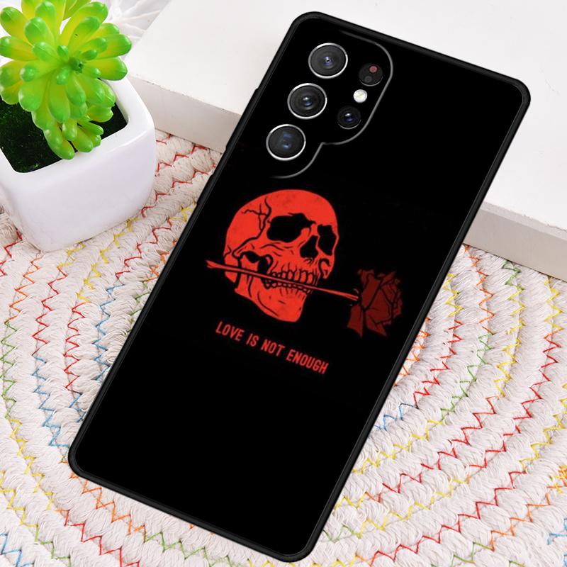 Red Doodles Aesthetics TPU Phone Case For Samsung Galaxy note 10 pro S26 S25 S24 S23 S22 Ultra Plus S21 FE S20 Shockproof Cover