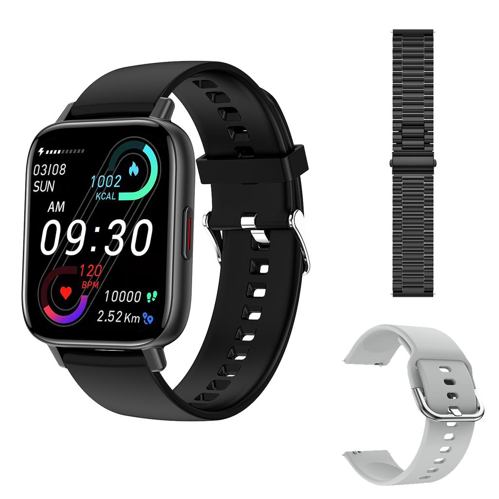 1.69 Inch Blue Tooth Call Smart Watch Blood Pressure Oxygen Monitor Diy Dials Heartrate Tracker Smartwatch Women Men Pk P8