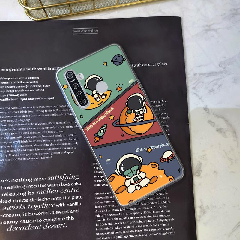 

Для Realme C3 X3 Xt C11 6i X задняя крышка мягкий милый астронавт космический телефон чехол для Oppo Realme 5 6 X50 X2 Pro силиконовый прозрачный realme c3 FPS