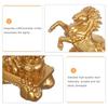 Creative PVC Statue Feng Shui Design Desktop Ornament Zodiac Animal Horse Sculpture  Gift Idea