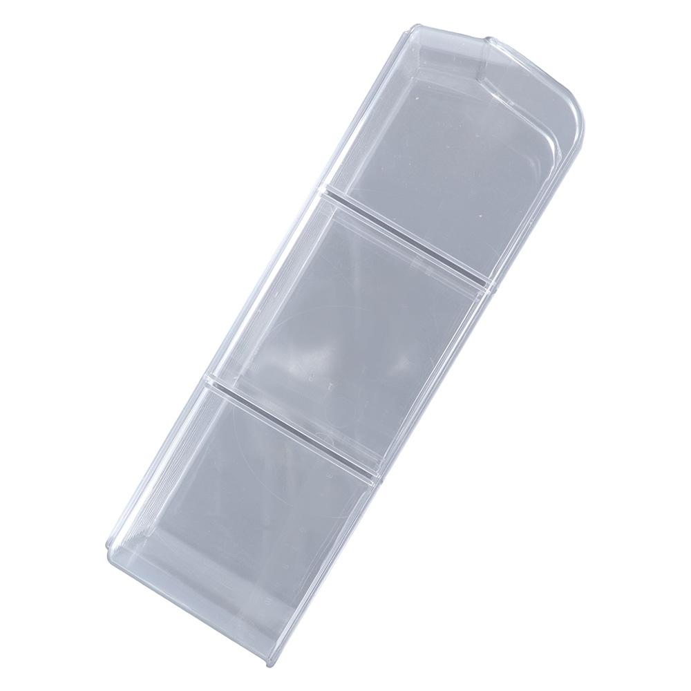 Non-Slip Tea Bag Storage Box Transparent Desktop Storage Box Divided Storage Basket  Bedrooms