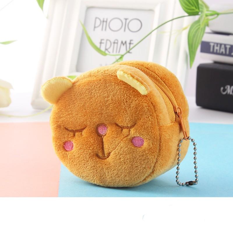 Kawaii Cat Money Wallet Purse Bag Cute Girl Coin Purse Women Cartoon Lovely Children Change Plush Coin Pouch Pocket Gift