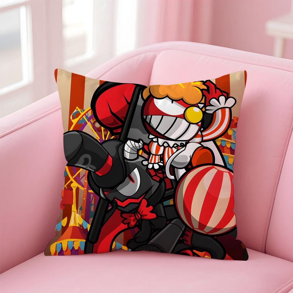 Mode DDADA DDEVIL DEVILS Kissenbezug Kissenhülle Kurzer Plüsch Verdeckter Reißverschluss Raum Sofa Kissenbezug