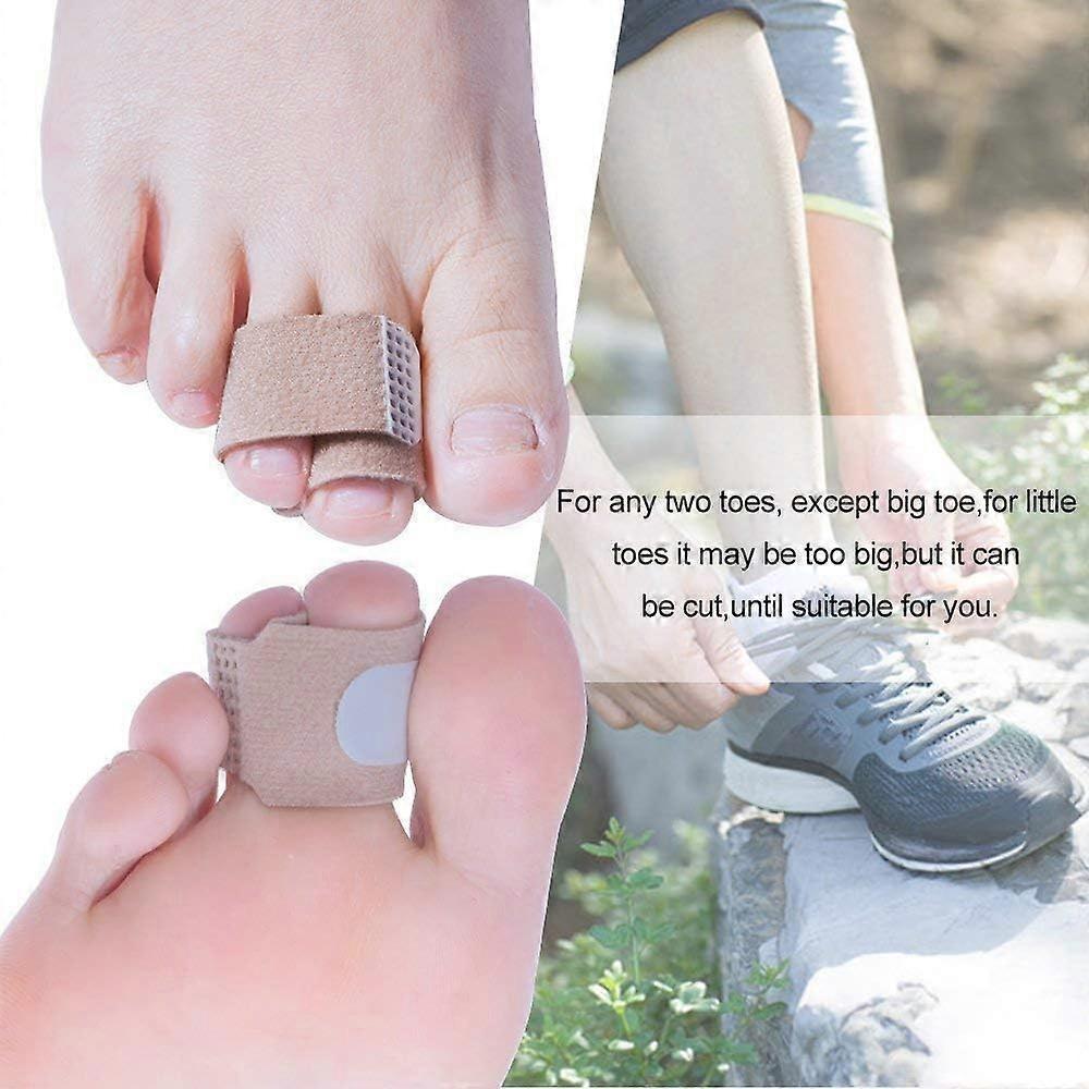 Toe Splint Hammer Toe Corrector for Overlapping Toes Adjustable Separator Gentle Alignment 10PCS