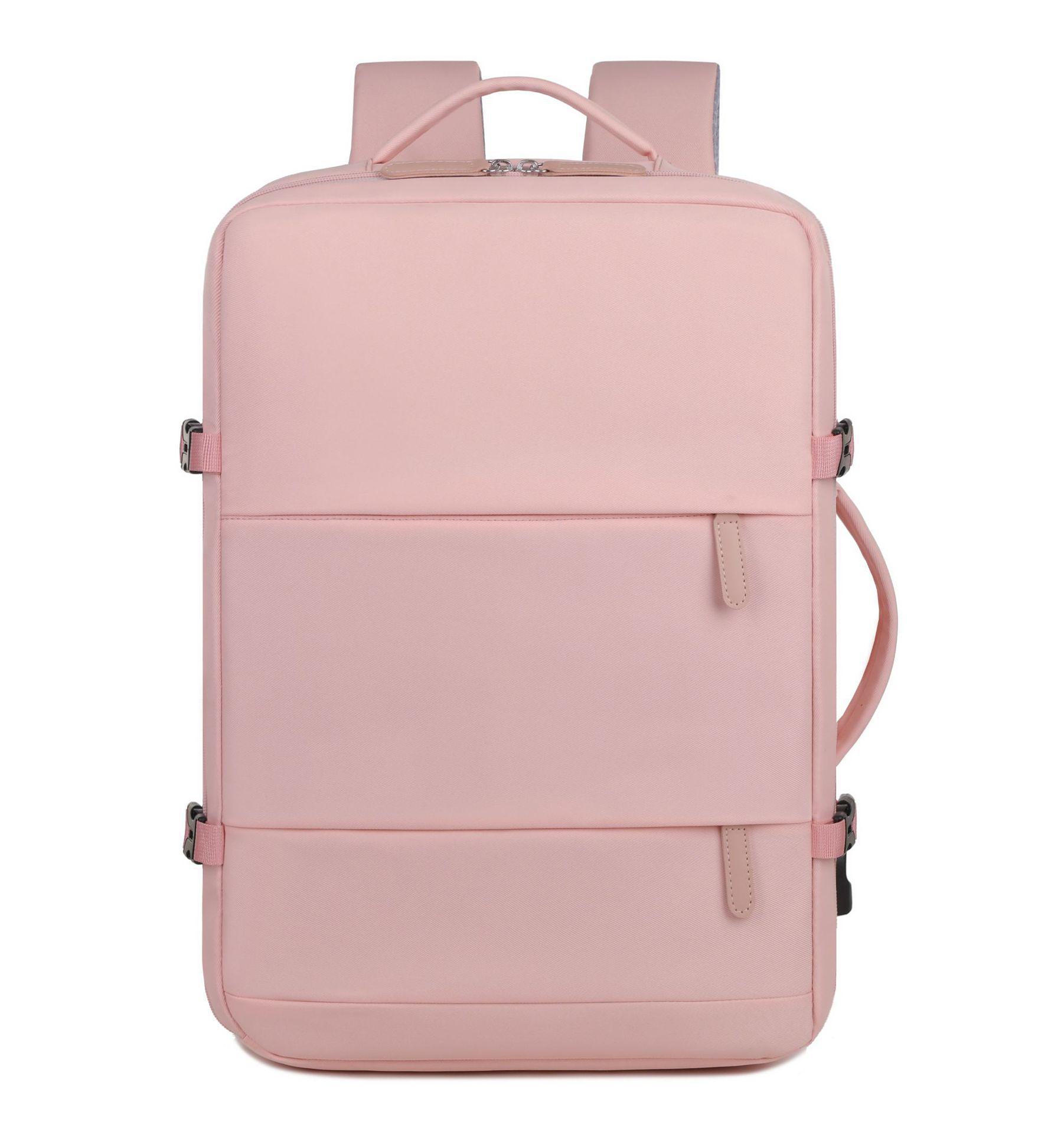 

Універсальний розширюваний рюкзак: Велика місткість, модний і ідеальний для поїздок на роботу чи відрядження One size рожевий