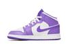 Kids' Sneakers Nike Jordan 1 Mid Purple Venom (GS) Purple Venom/White