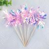 Korean-Style Colorful Rain Silk Tassel Sequin Cake Decoration Ornaments
