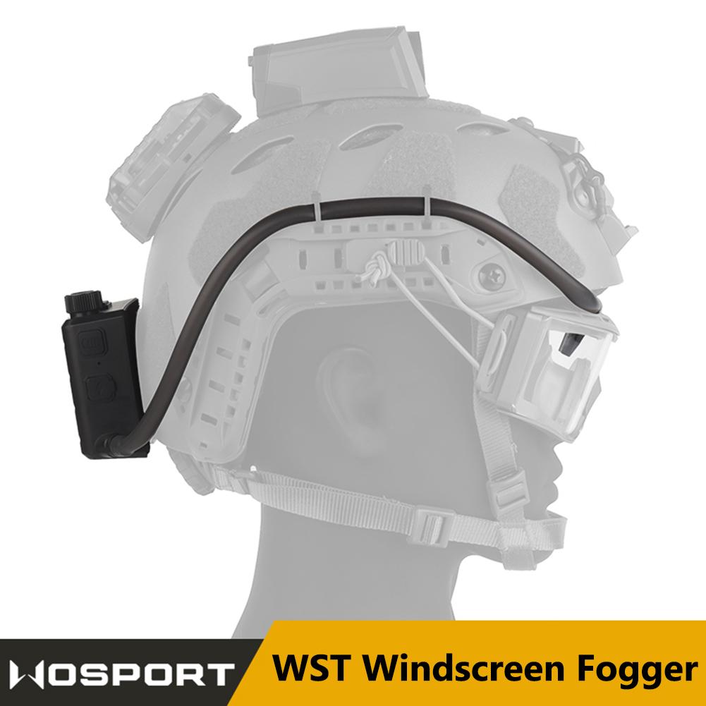 Tactical Goggles Defogger TYPE-C Adjustable Wind Speed Safety Goggles Outdoor Shooting Hiking Glasses Defogging Fan Anti Fog Kit