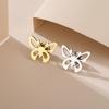 Butterfly Lapel Pins Women's Brooch Gold Color Suit Collar Badges On Backpack Stainless Steel Jewelry Wholesale 2026 New