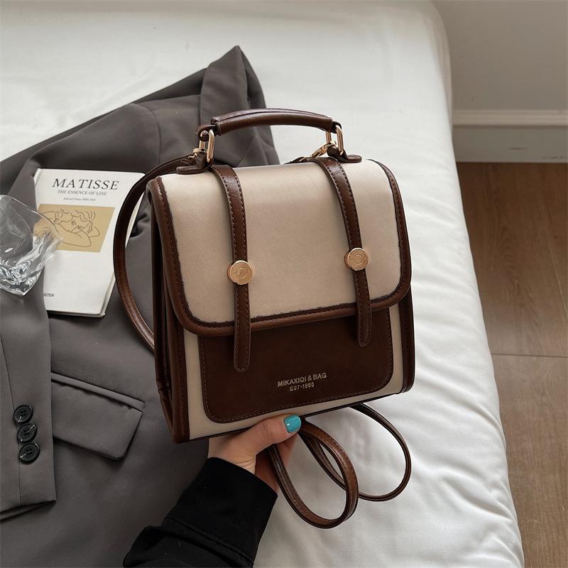 Schoolbag Fashion Women's Bag 1011 New Fashion Retro Backpack Premium Handbag Casual Multi-purpose Small Backpack