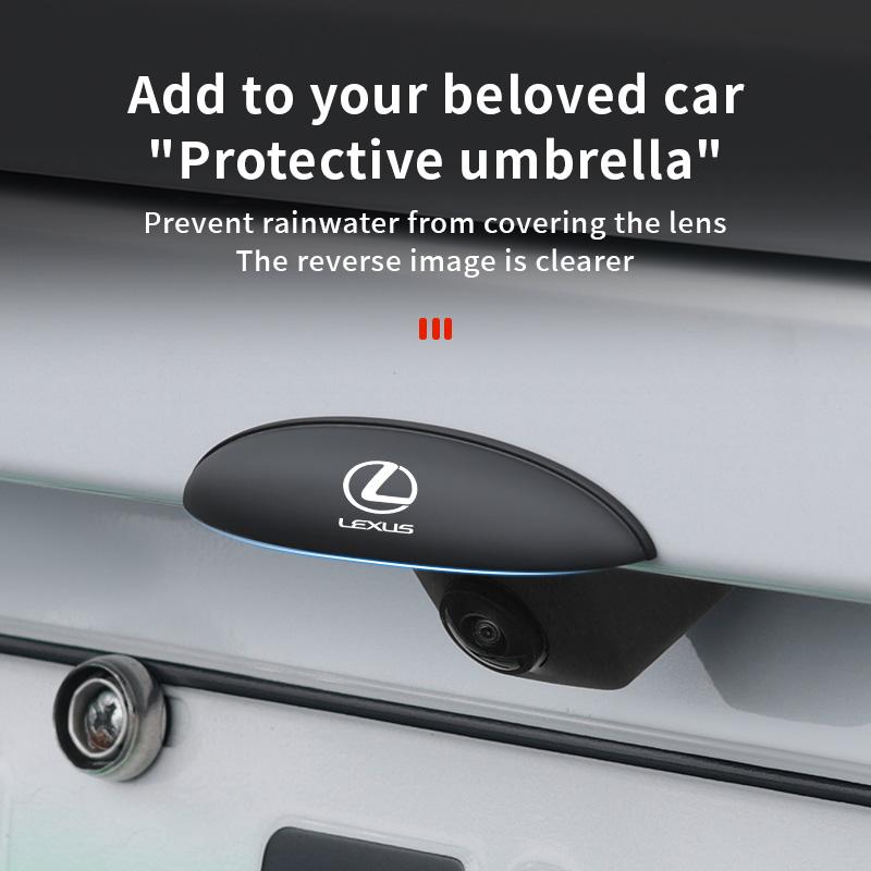 AABFX1 Car Rearview Camera Rain Cover Silicone Weatherproof Protector For Lexus GX460 Ct200h IS250 ES 220D IS200 Fsport GS GX IS LS LX