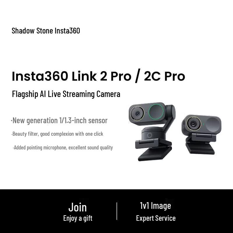 

Insta360 Link 2C Pro 4K AI Webcam